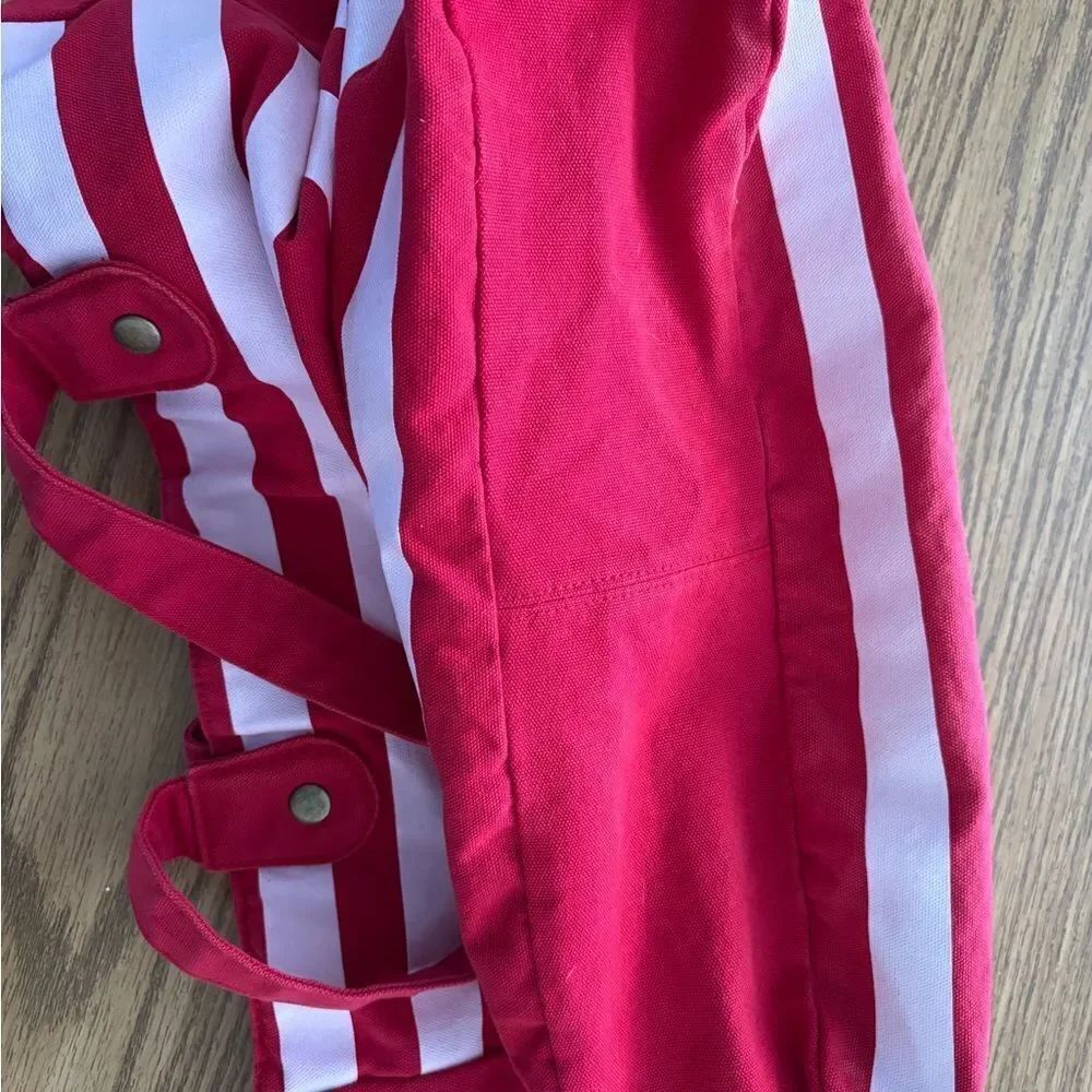 Billabong Red and White Striped Tote Bag - Picture 6 of 6